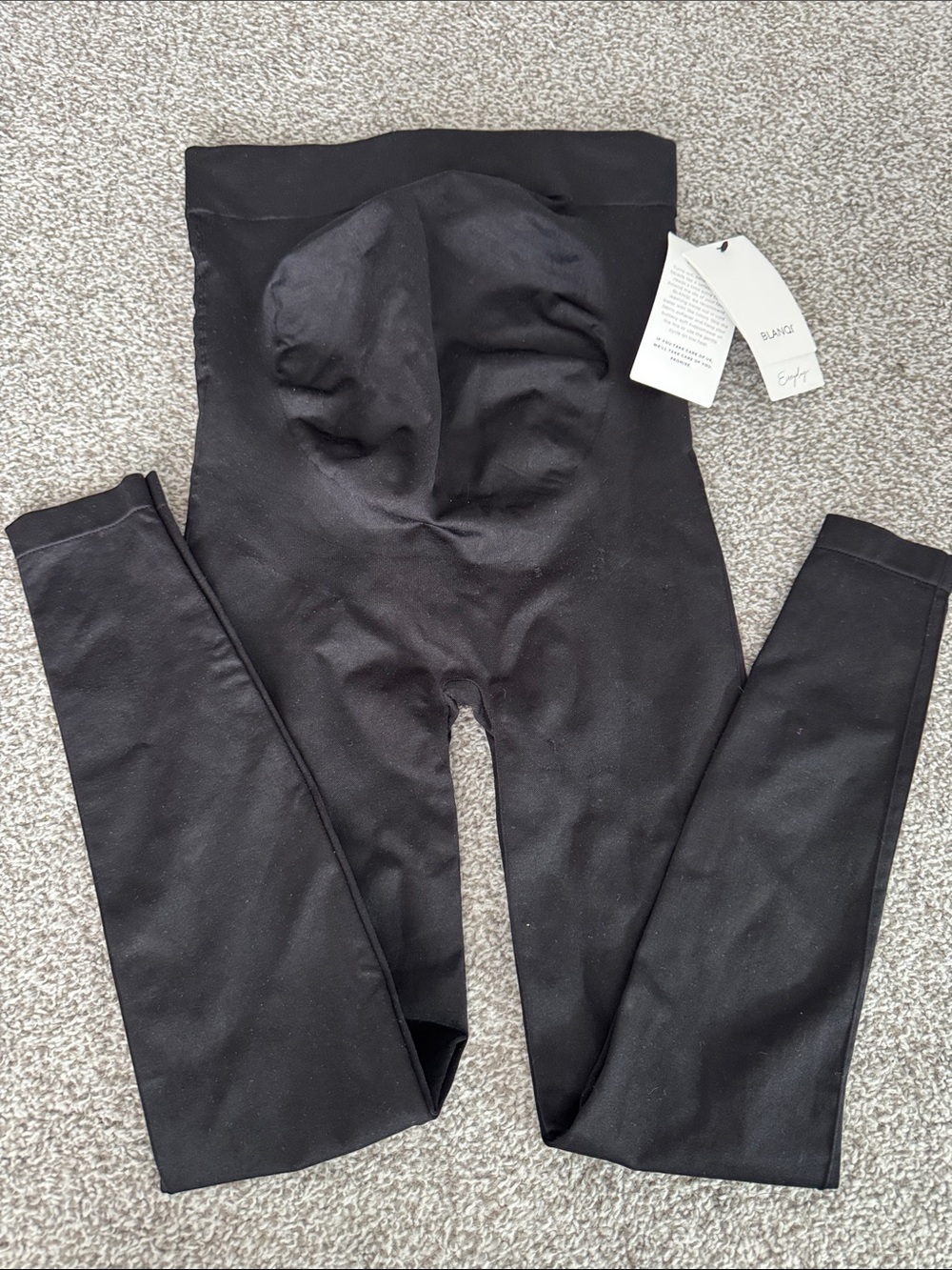 BLANQI Black maternity belly support leggings Medium NWT